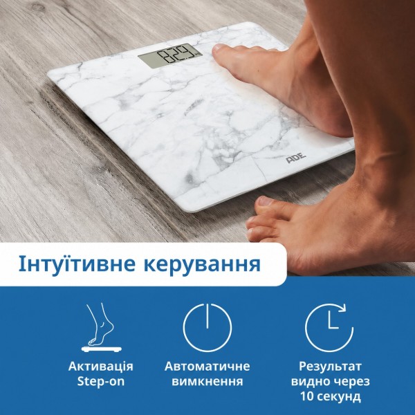 Фото - Ваги підлогові ADE Amina BE2306-5 White marble